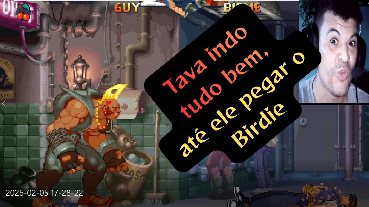 Sofri com esse Birdie, mas o Guyzinho foi bem - Street Fighter Alpha 2