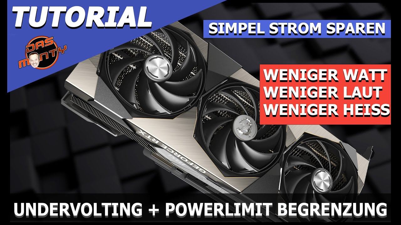 Ein MUSS für jede Grafikkarte - Undervolting + Powerlimit anpassen  | Tutorial für mehr Effizienz
