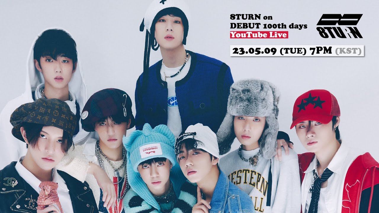 Congratulations 8TURN's DEBUT 100th days 🎉