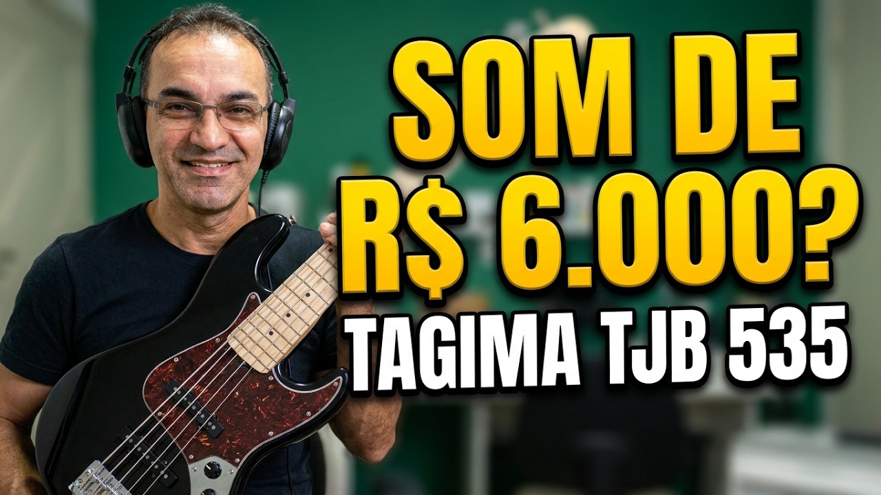 Baixo Tagima TJB 535 - Análise, modificações - Meu PRÉ duartpreamp BD2 /  Cap. Wilkinson