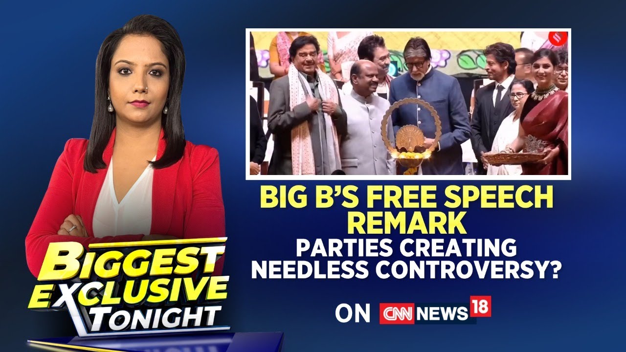 Big B's Free Speech Remark | Parties Creating Needless Controversy? | Latest English News | News18