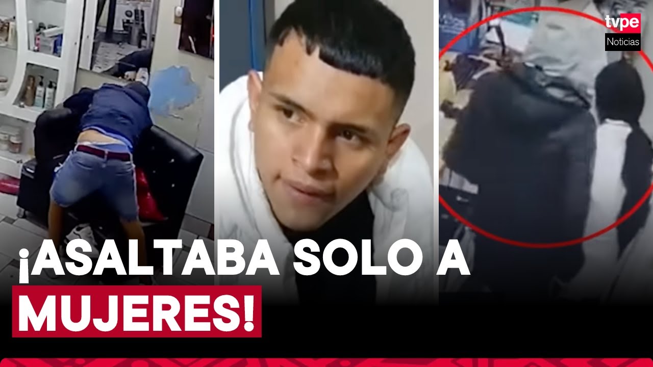 Cae terror de mujeres en El Agustino: 'Pollo Malo' solo asaltaba negocios donde trabajaban féminas