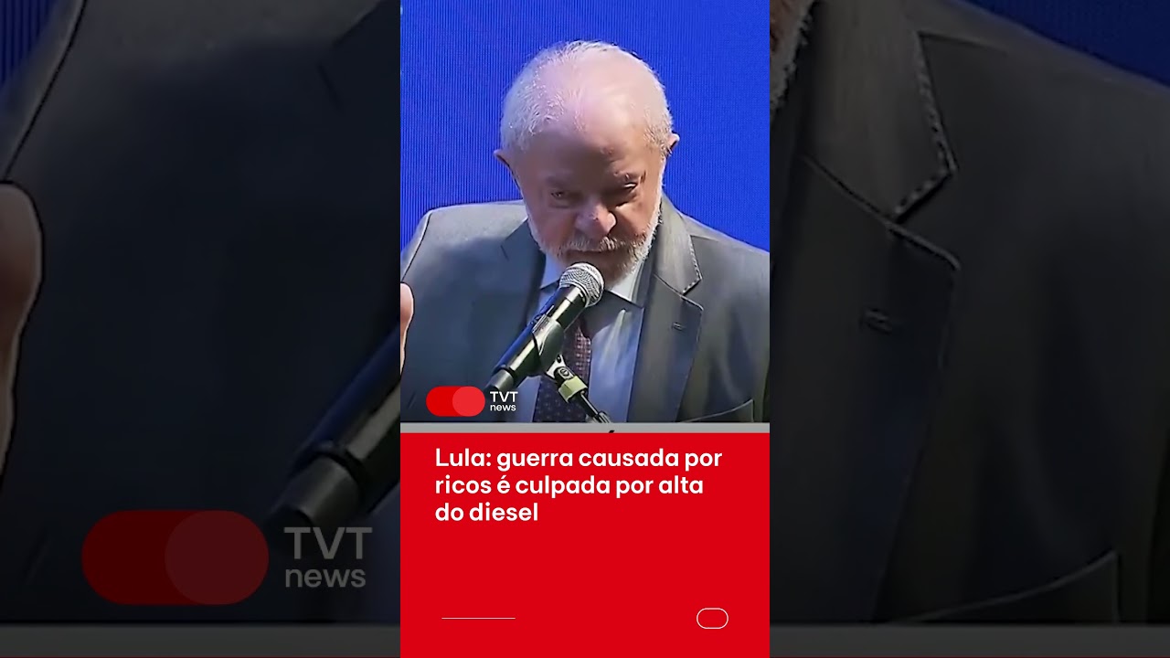 Lula: guerra causada por ricos &eacute; culpada por alta do diesel