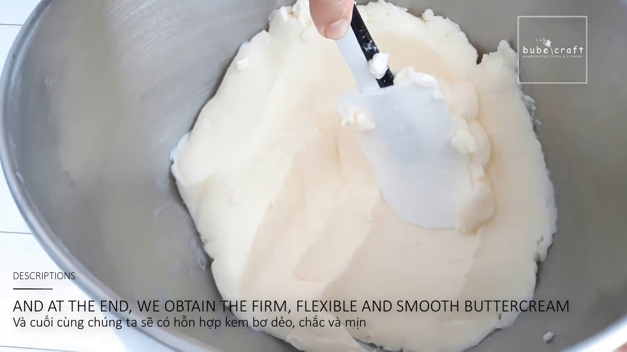 Korean Buttercream based on GG method - Kem bơ Hàn Quốc