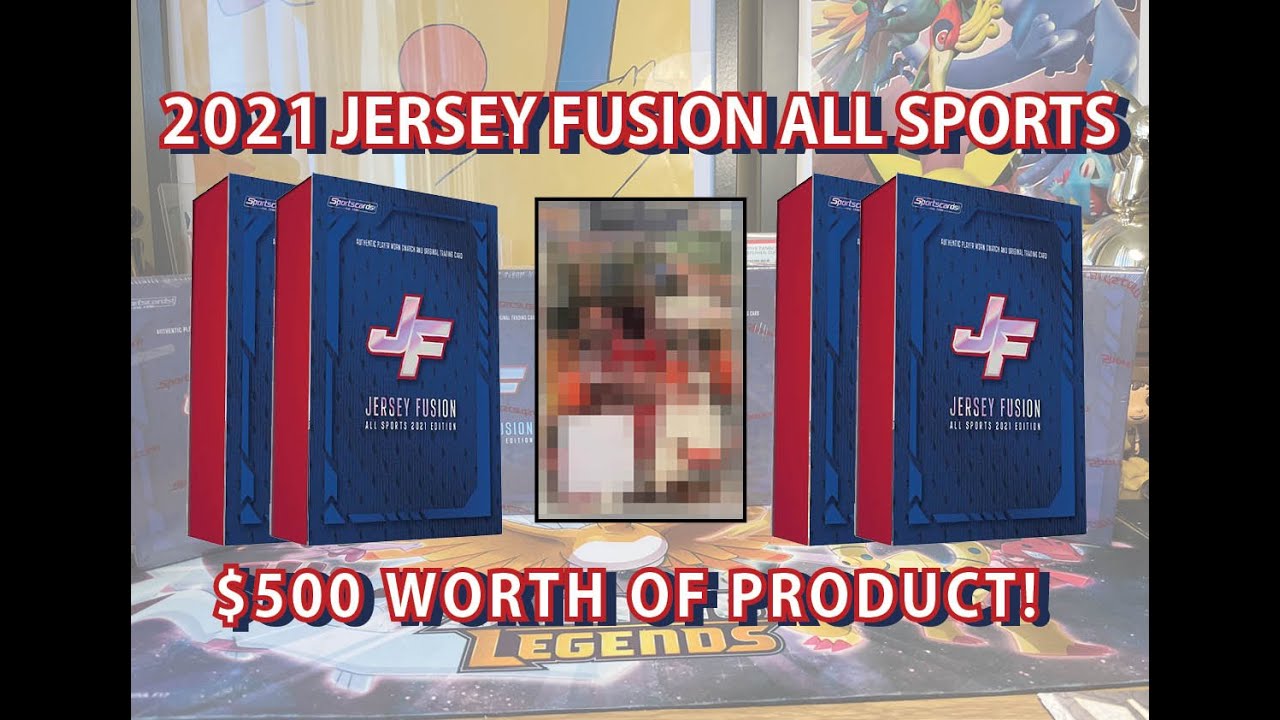 JERSEY FUSION $500 HUGE HIT!?!?! 2021 All Sports 5-Box Opening! Very Expensive Opening Paid Off!