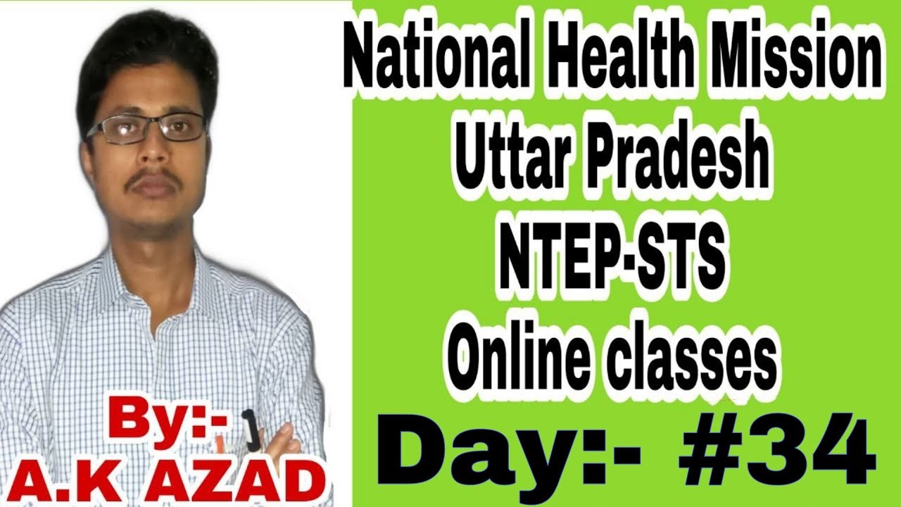 UP NHM|STS|Online classes-34