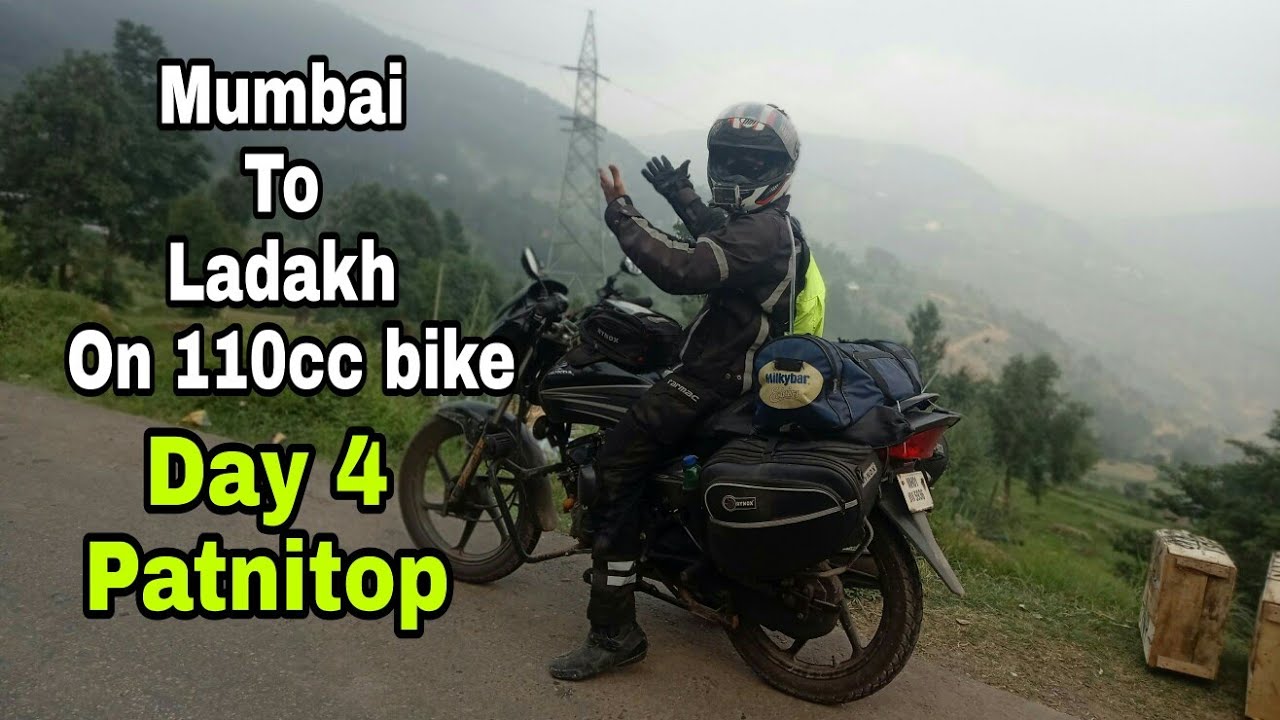 MUMBAI TO LADAKH ON 110cc BIKE | CHANDIGARH TO PATNITOP