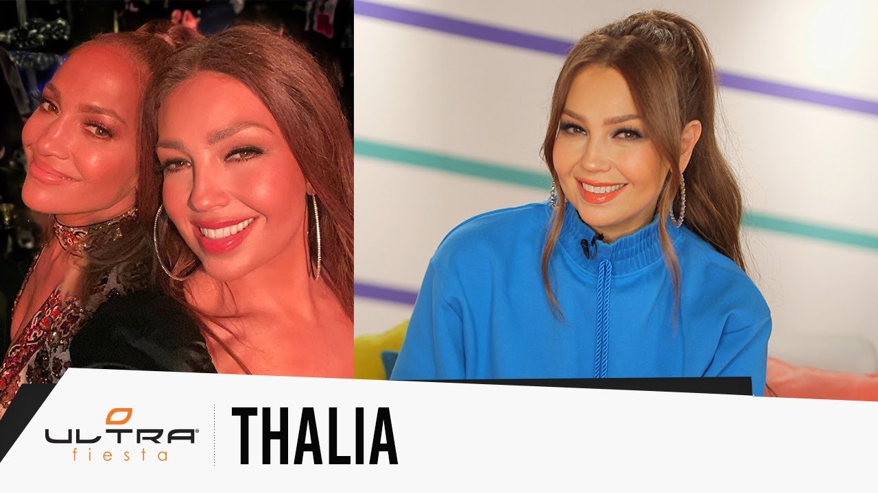 Entrevista Thalía - mejor recuerdo de Premio Lo Nuestro son sus fans recibiéndola con pétalos  rosa