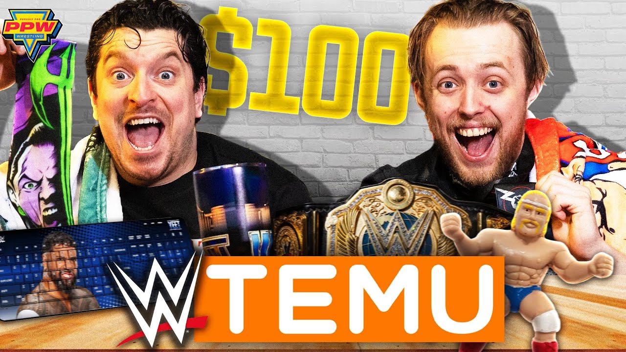Мы потратили 100 фунтов на поддельные товары WWE на TEMU.