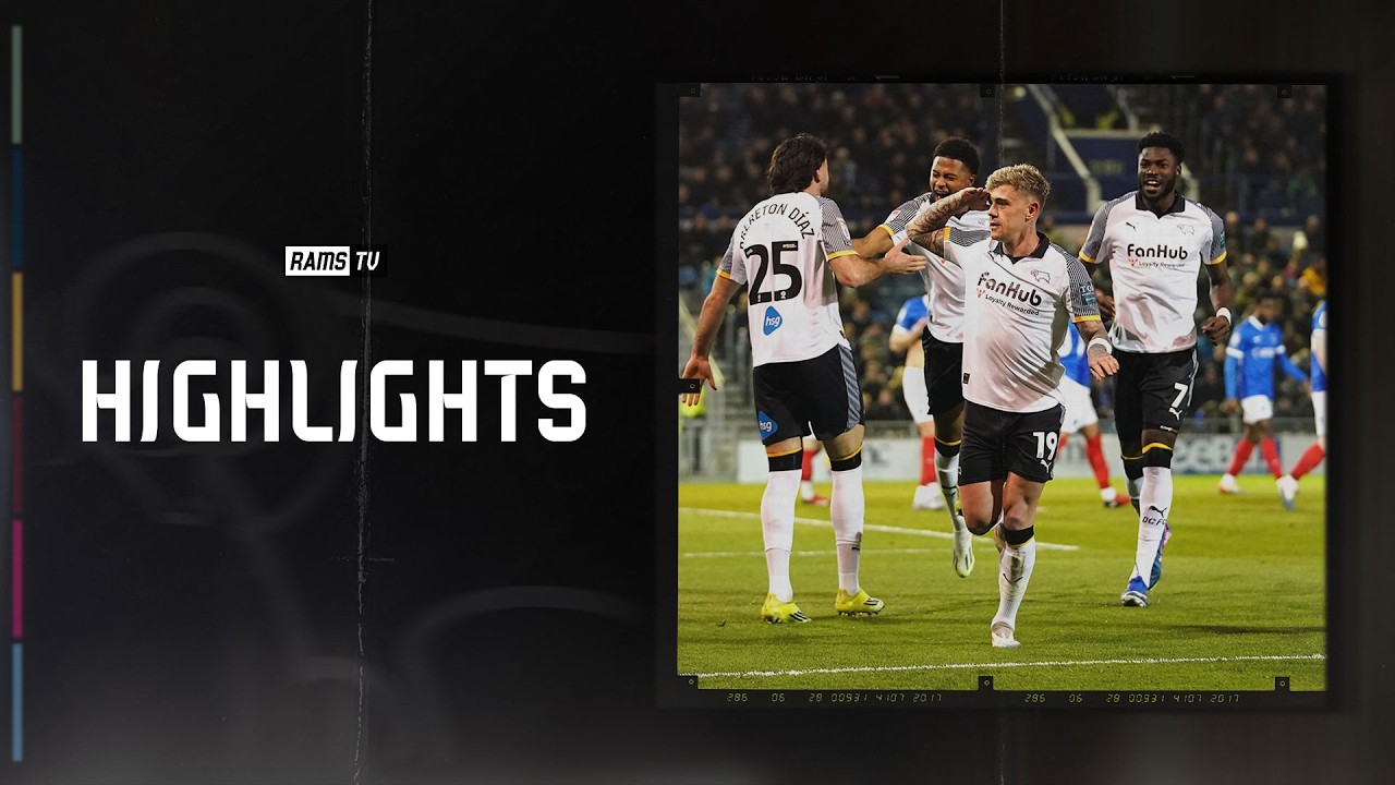 HIGHLIGHTS | Portsmouth vs Derby County