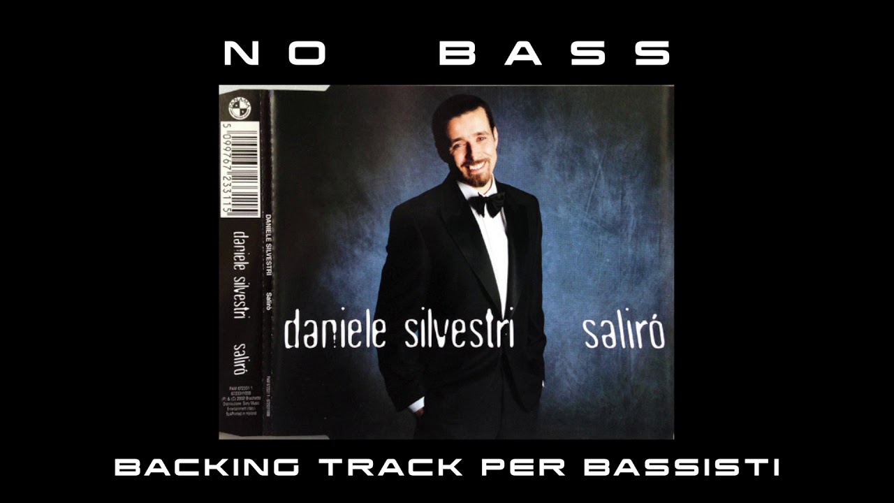 Salirò Daniele Silvestri NO BASS backing track per bassisti Suona tu il Basso (Bassless)