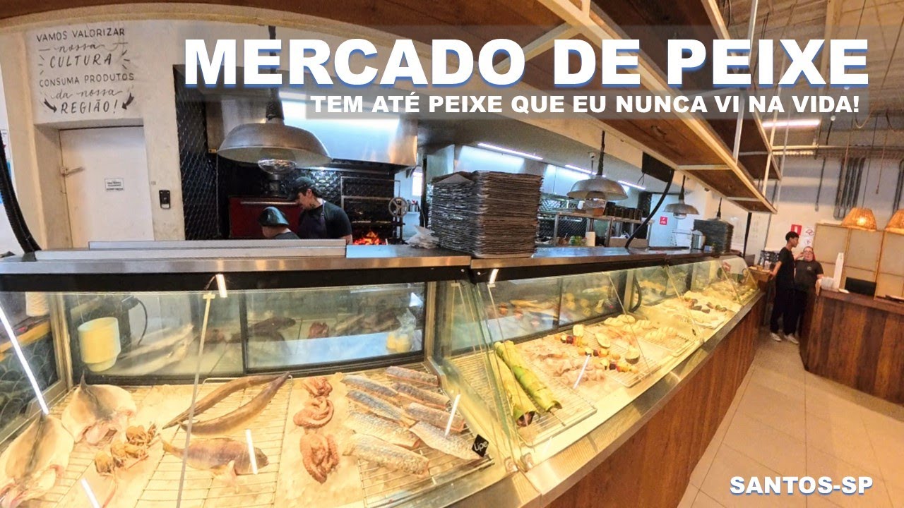 Mercado de Peixe de Santos 🐟 #mercadodepeixe #santos