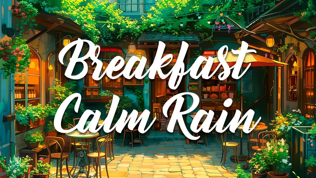 Calming Rain Ambience 🌦️ Coffee Shop ☕ Lofi Vibes - Lofi Hip Hop [ Study/Work/Relaxation ]
