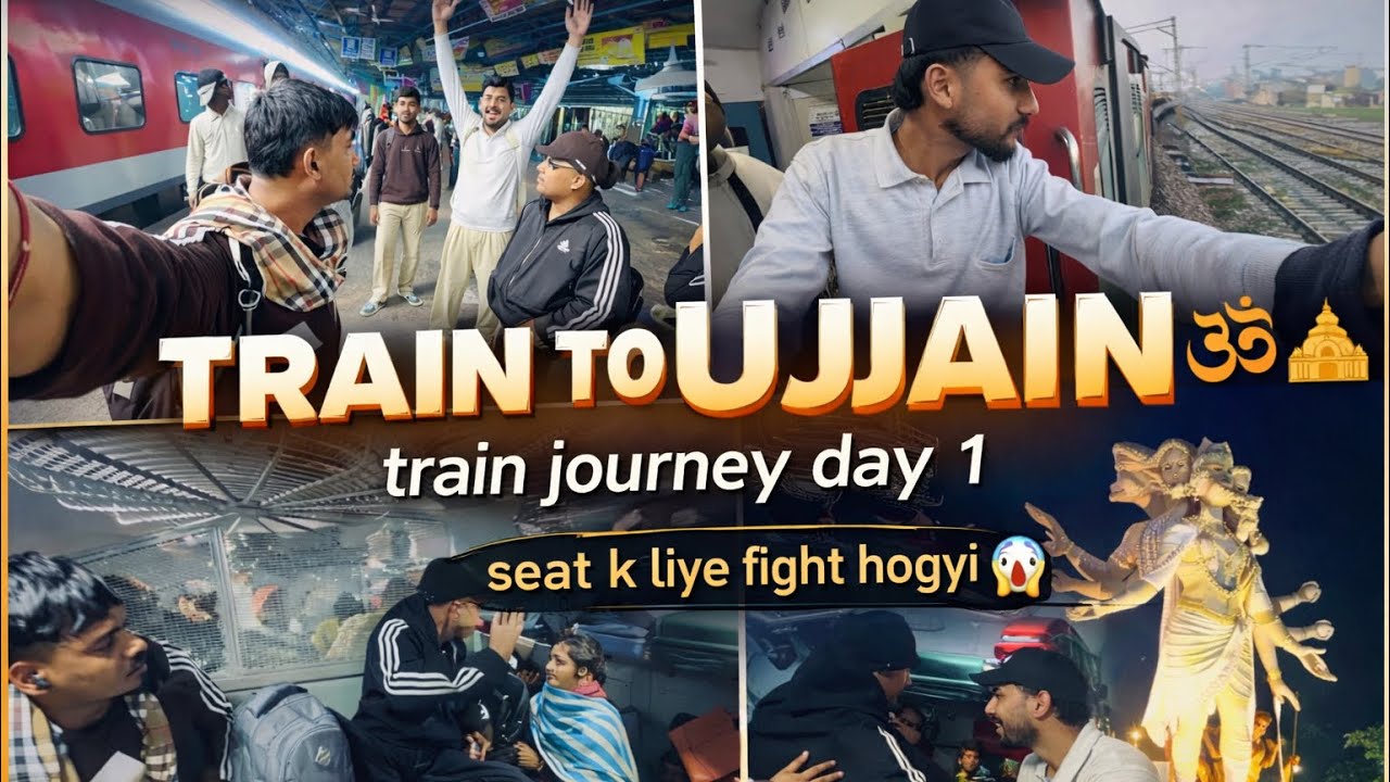 Unexpected Fighting in Train 🚆😱 | Mahakal Yatra Day 1 🛕🙏🏻