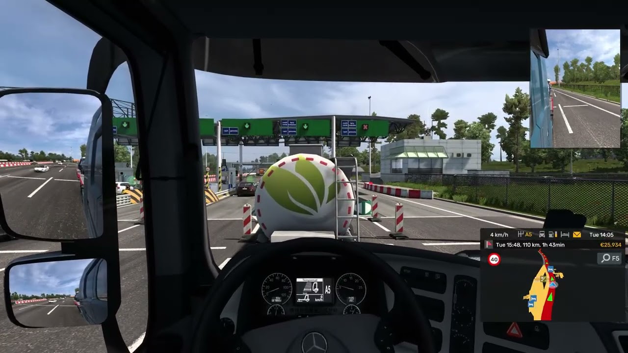 Euro Truck Simulator 2 | Berlin - Poznan | Mercedes Actros MegaSpace 598 hp, 12 Speeds #101