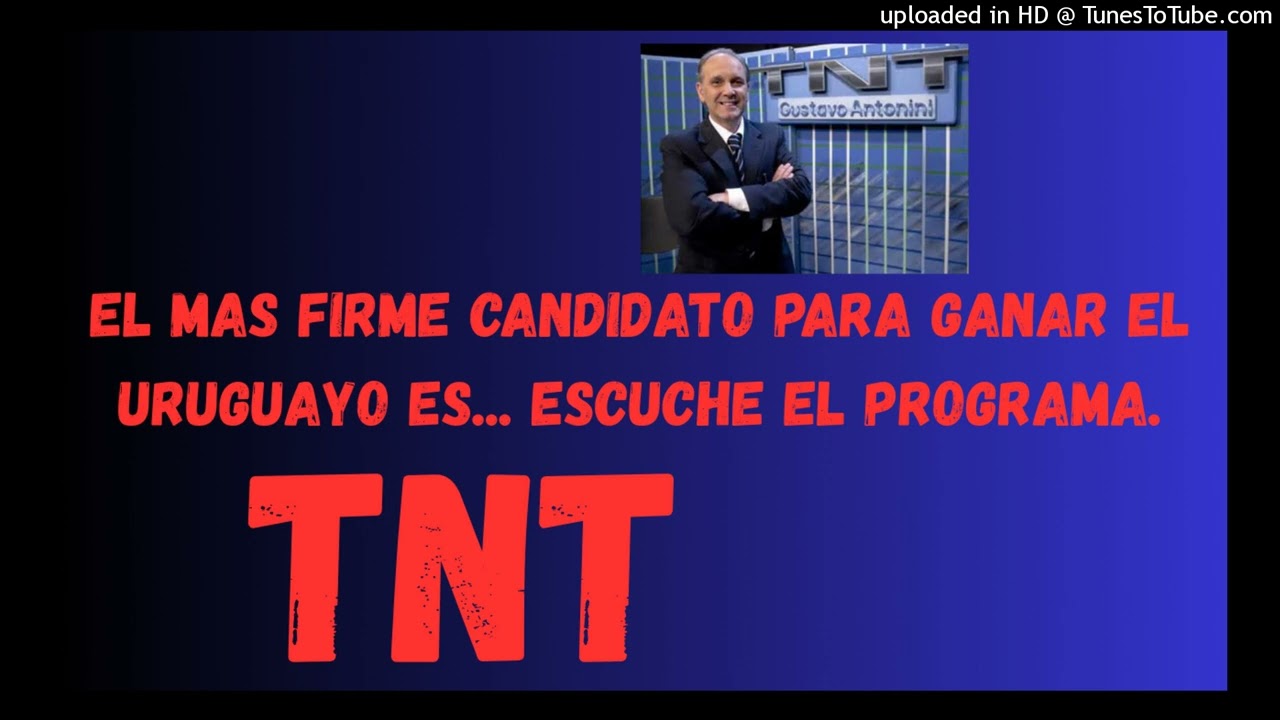 EL MAS FIRME CANDIDATO PARA GANAR EL URUGUAYO ES... ESCUCHE EL PROGRAMA.