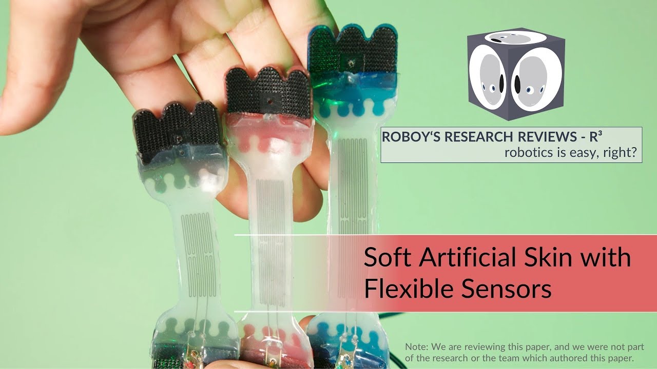 Soft Artificial Skin with Flexible Sensors | R3 Roboy's Research Reviews #8