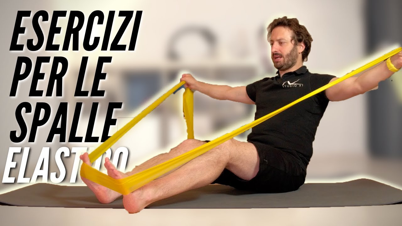5 esercizi per le Spalle con l'Elastico