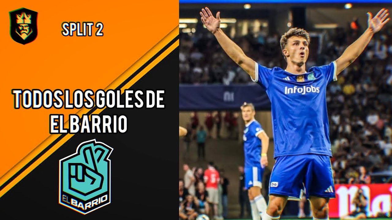 TODOS LOS GOLES DE EL BARRIO EN LA KINGS LEAGUE SPLIT 2