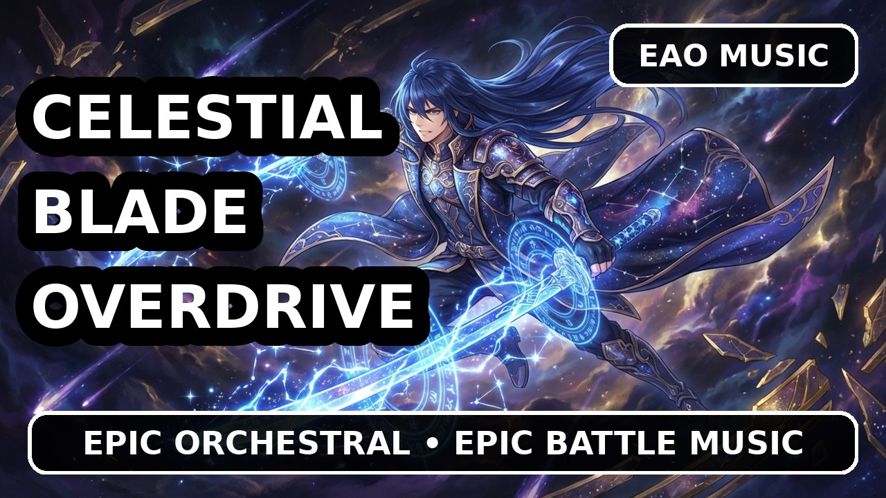 Celestial Blade Overdrive ⚔️ Epic Orchestral Anime Battle Music | Powerful Celestial Warrior Theme