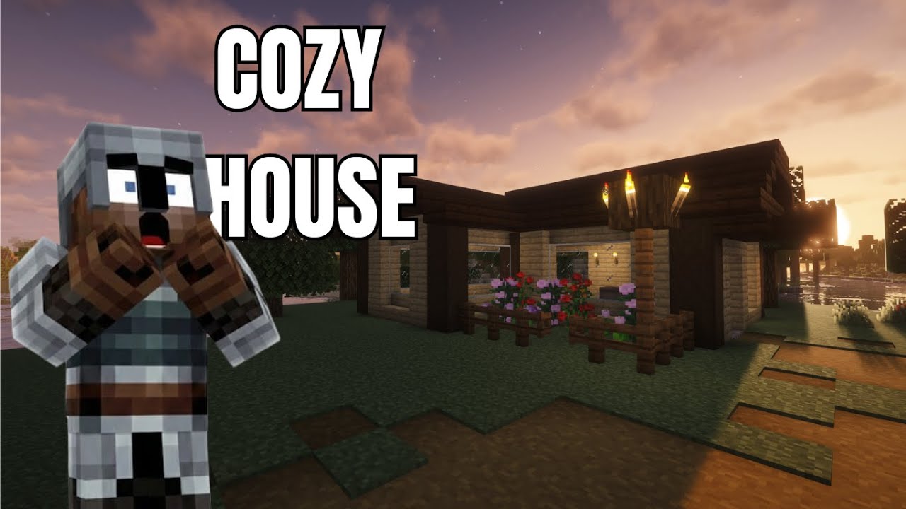 I Built a Cozy Minecraft House in 10 Minutes (No Voice)