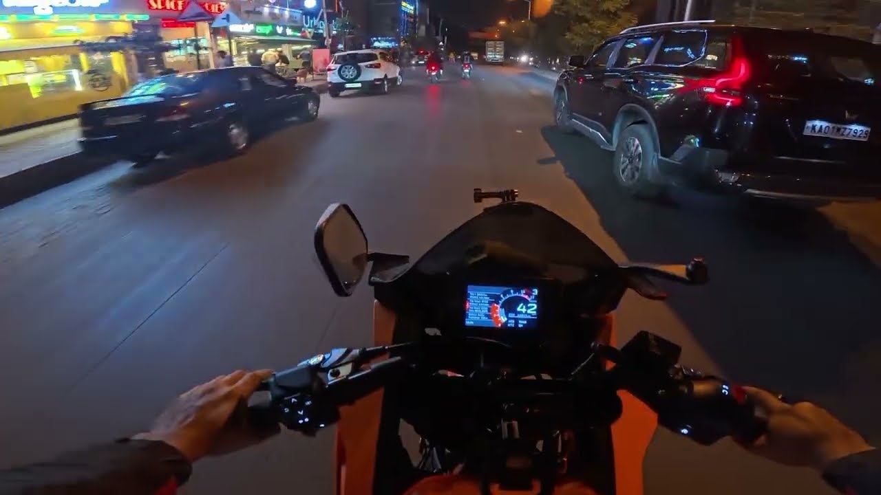 Hyper Night Ride 🌙 Full Rush 😱 Ktm Rc390
