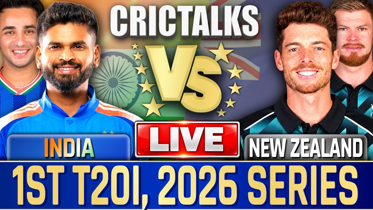 Live: India vs New Zealand, 1st T20I Live Match Today 2026 Series Cricket Commentary Score 2nd Inn