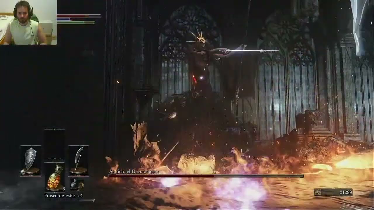 DARK SOULS 3 - Directo 12 - En Anor Londo, combate contra Aldrich, el devorador de dioses