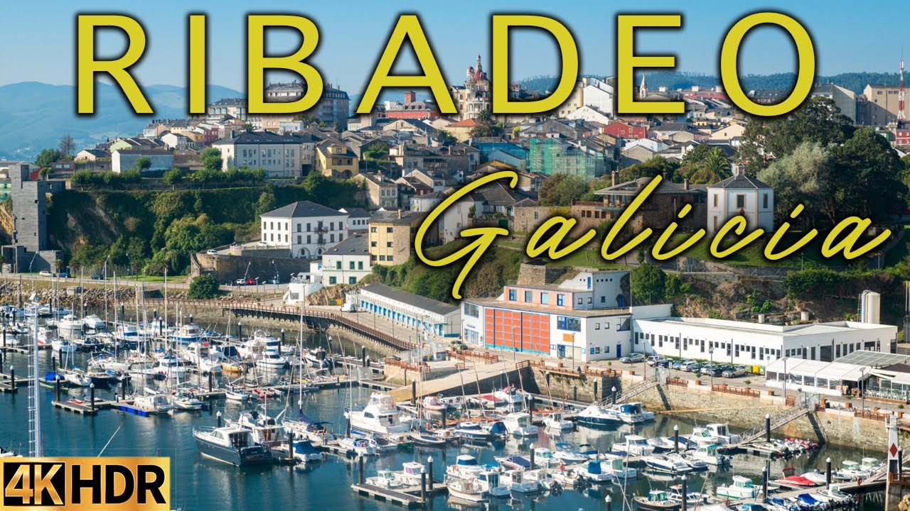 WALKING TOUR 4K  RIBADEO GALICIA Spian - WALKING TOUR - 4k HDR  28 June 2024