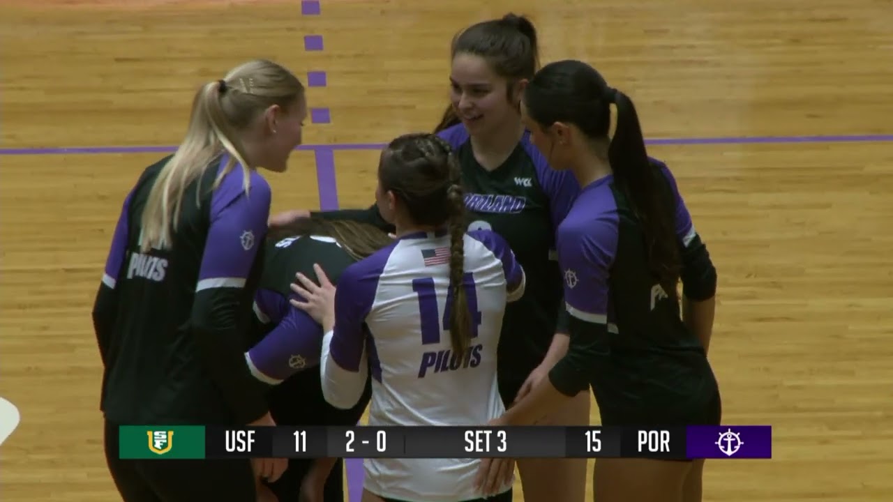 Portland Volleyball vs. San Francisco (1-3) - Highlights