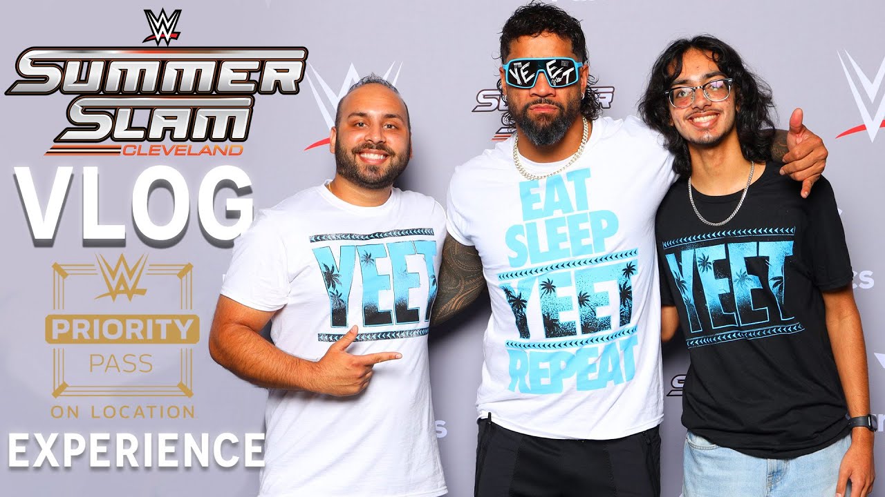 SUMMERSLAM VLOG - ON LOCATION GOLD PRIORITY PASS EXPERIENCE