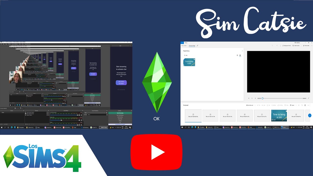 Como GRABO y EDITO videos (fácil y GRATIS) filmados en Los Sims 4 para subir a YouTube