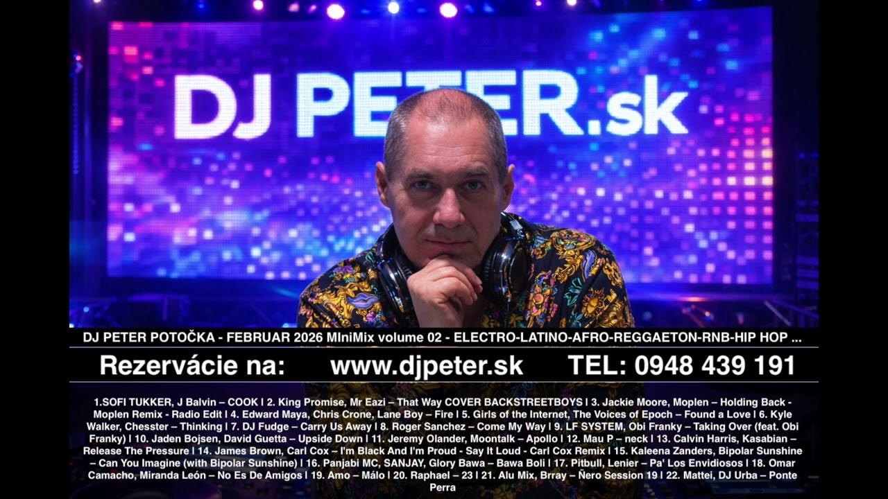 DJ Peter Potočka – Február 2026 MiniMix Volume 02 (22 skladieb / 29 minút)