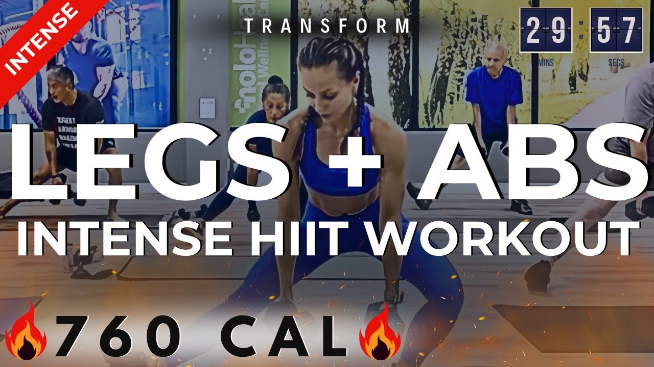 60-min Intense Legs & Abs HIIT Challenge 🔥 Sculpt Lower Body, Torch Belly Fat - See Rapid Results