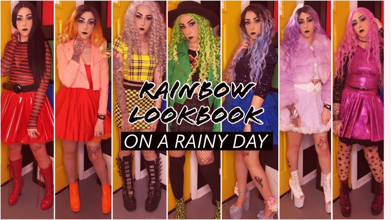 Rainbow Outfits for a Rainy Day / Lookbook  / Punky Dani