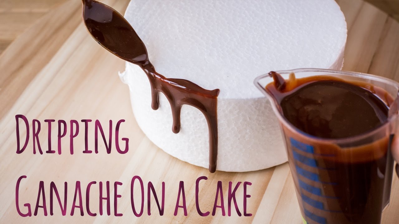 How to drip Ganache on a cake - Tutorial by Minh Cakes