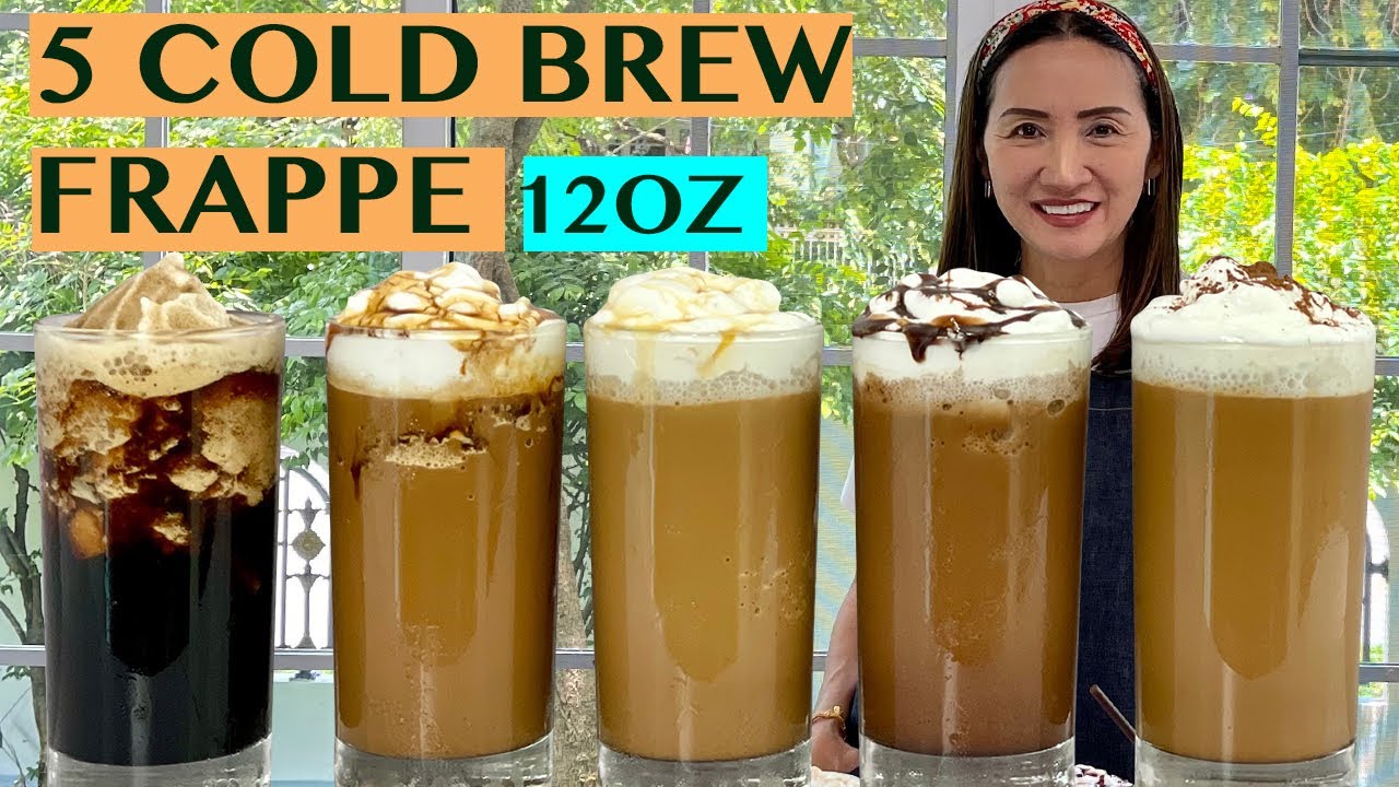 EXPAND YOUR COLD BREW MENU: 5 COLD BREW FRAPPE  RECIPES FOR 12OZ CUPS