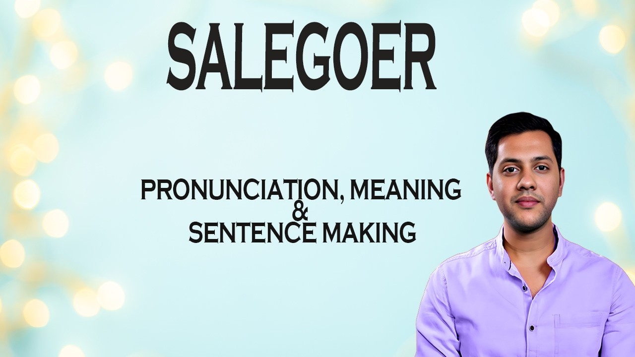 SALEGOER - Значение и произношение слов в аудио- и видеоформате