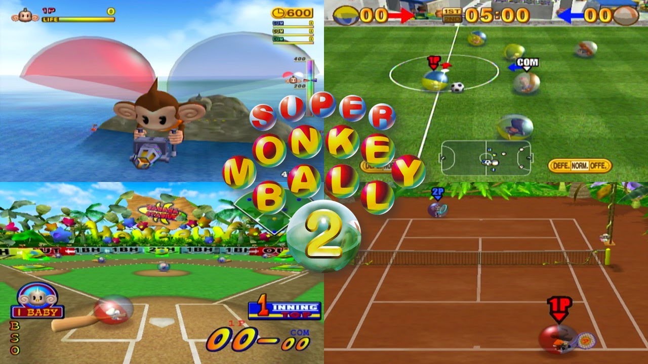 Super Monkey Ball 2 - Party Game Mode - 3rd 4 Of 12 Games