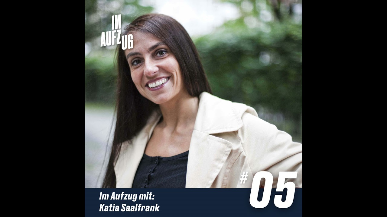 Im Aufzug mit Katia Saalfrank