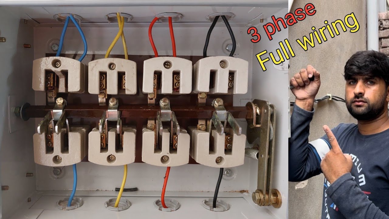 ▶️ 3 phase changer / grid line/ generator line/ load line