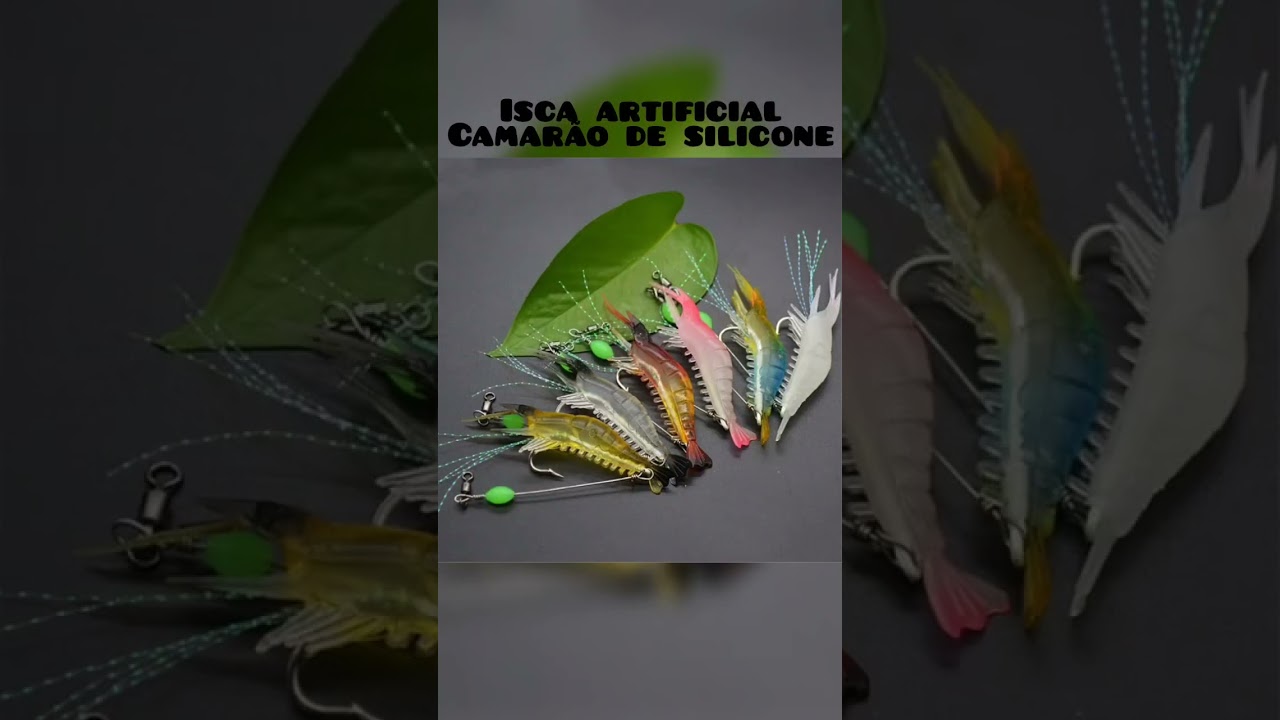 Isca artificial de camar&atilde;o. www.pbshopp.com.br #pescaesportiva