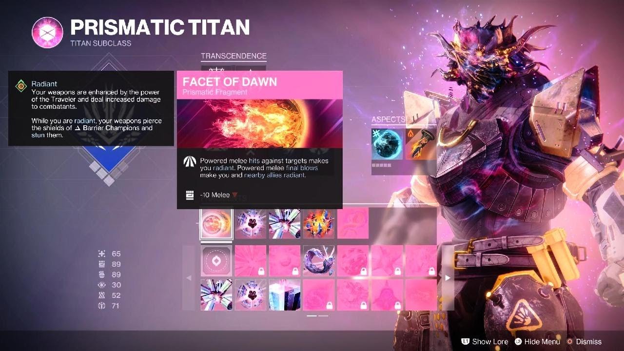 Destiny 2 titan overview