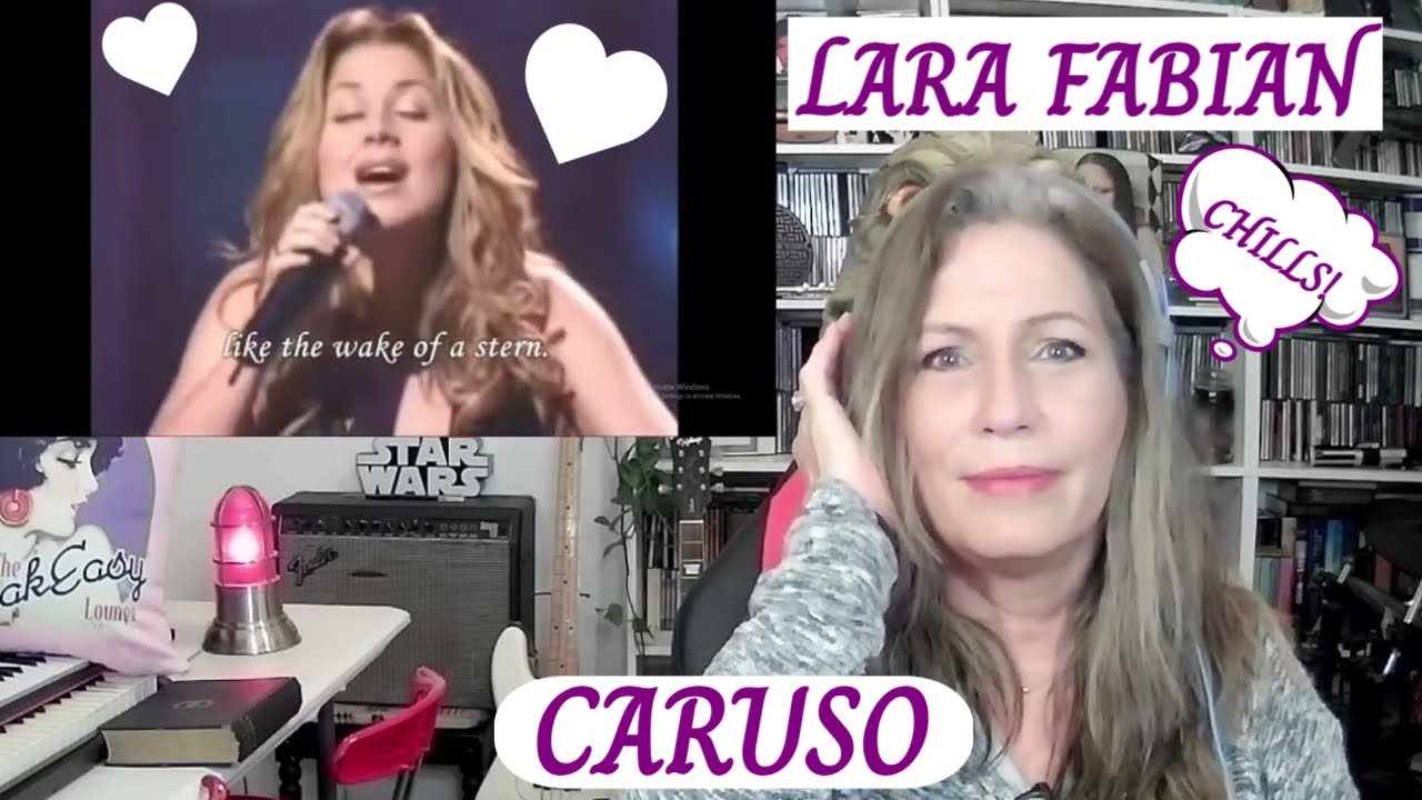 ЛАРА ФАБИАН Реакция-CARUSO Live (MAGNIFICO!) TSEL #reaction