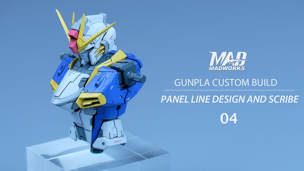 GUNPLA PANEL LINES DESIGN AND SCRIBE-04|刻線入門第四集- |只靠刻線刀也能做出層次和立體感!? 寬刀操作技巧公開! MADWORKS 刻線不能說的秘密!