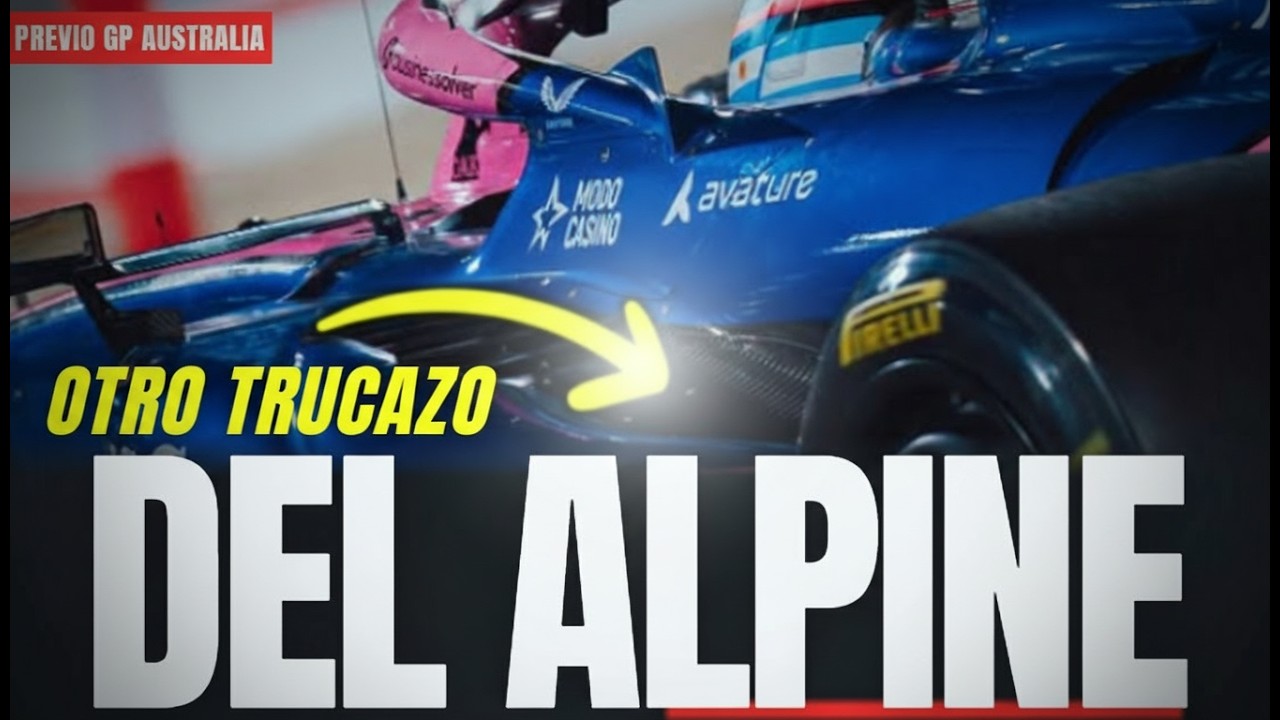 ALPINE SORPRENDE CON LA 'BAÑERA REFRIGERANTE', OTRO DE LOS  TRUCAZOS PARA FRANCO COLAPINTO AUSTRALIA