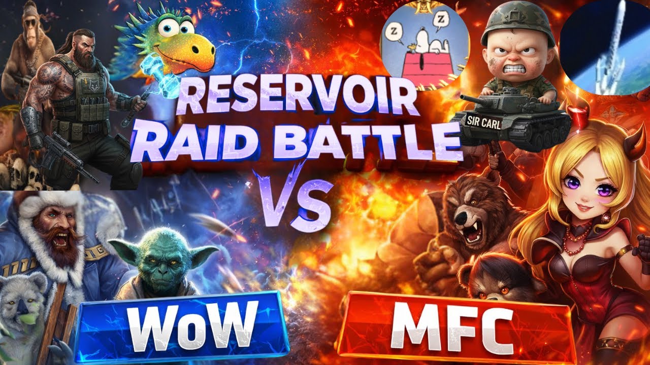 WoW vs MFC WAR! Brutal Reservoir Raid Battle Breakdown 🔥 | State of Survival