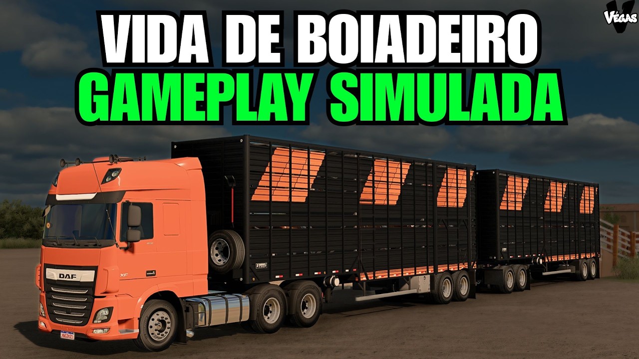 ETS2 - os desafios de um rodotrem 30M boiadeiro nas fazendas da argentina