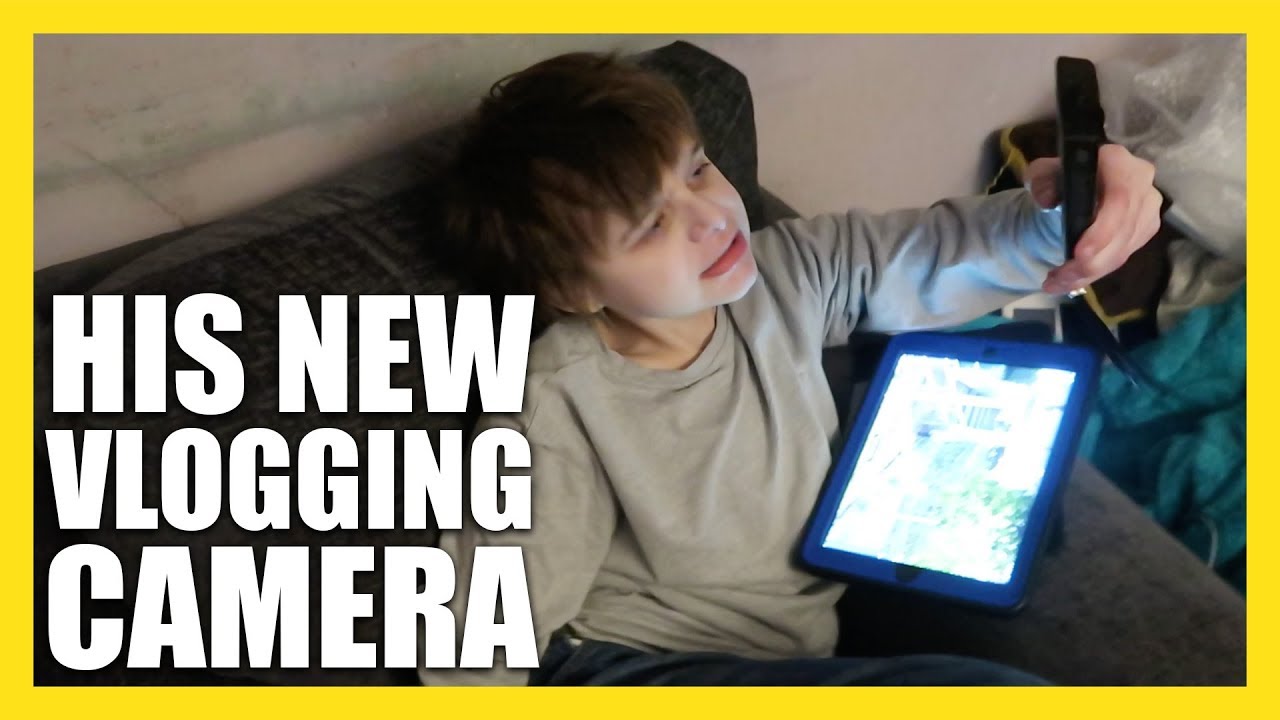 WE GOT HIM A VLOGGING CAMERA!