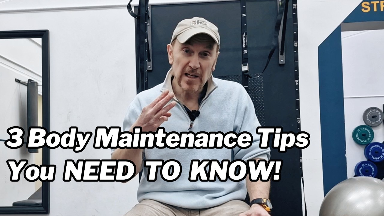 3 AWESOME Tips For Body Maintenance Over 50. #fitover50 #lowerbackpain